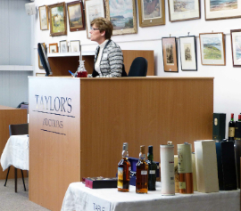 Auctioneer at Taylors Auction Rooms, Montrose